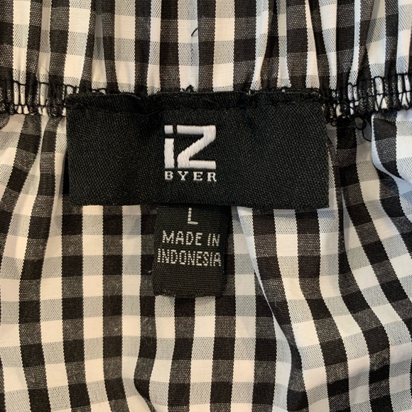 Off-The-Shoulder Top-Black & White Stripe - Picture 6 of 6